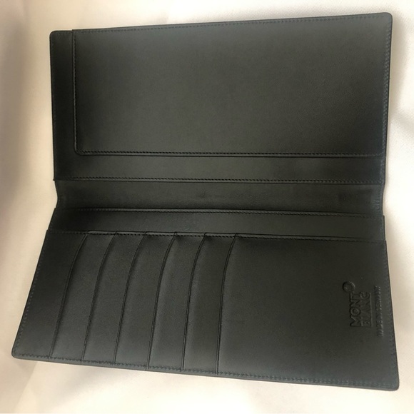 Mont Blanc Black Leather Wallet - Picture 2 of 5